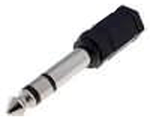 F-164 6.3mm STEREO PLUG TO 3.5mm STEREO JACK